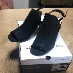 Liz Claiborne Womens Goldie Heeled Sandals